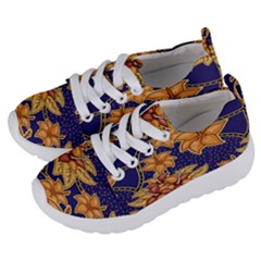 Seamless-pattern Floral Batik-vector Kids  Lightweight Sports Shoes