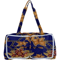 Seamless-pattern Floral Batik-vector Multi Function Bag