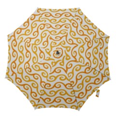 Seamless-pattern-ibatik-luxury-style-vector Hook Handle Umbrellas (large) by nateshop