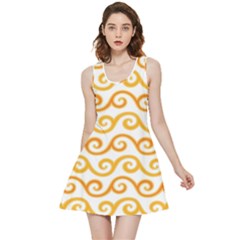Seamless-pattern-ibatik-luxury-style-vector Inside Out Reversible Sleeveless Dress