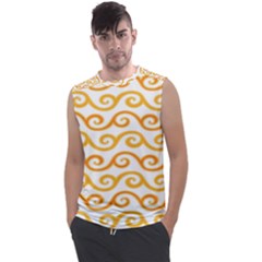 Seamless-pattern-ibatik-luxury-style-vector Men s Regular Tank Top