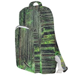 Forest Woods Nature Landscape Tree Double Compartment Backpack by Celenk