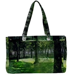Beeches Trees Tree Lawn Forest Nature Canvas Work Bag by Wegoenart