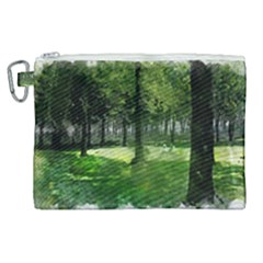 Beeches Trees Tree Lawn Forest Nature Canvas Cosmetic Bag (xl) by Wegoenart