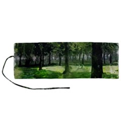 Beeches Trees Tree Lawn Forest Nature Roll Up Canvas Pencil Holder (m)