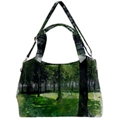 Beeches Trees Tree Lawn Forest Nature Double Compartment Shoulder Bag by Wegoenart