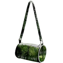 Beeches Trees Tree Lawn Forest Nature Mini Cylinder Bag by Wegoenart