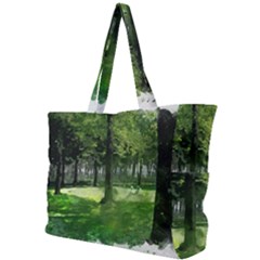 Beeches Trees Tree Lawn Forest Nature Simple Shoulder Bag by Wegoenart