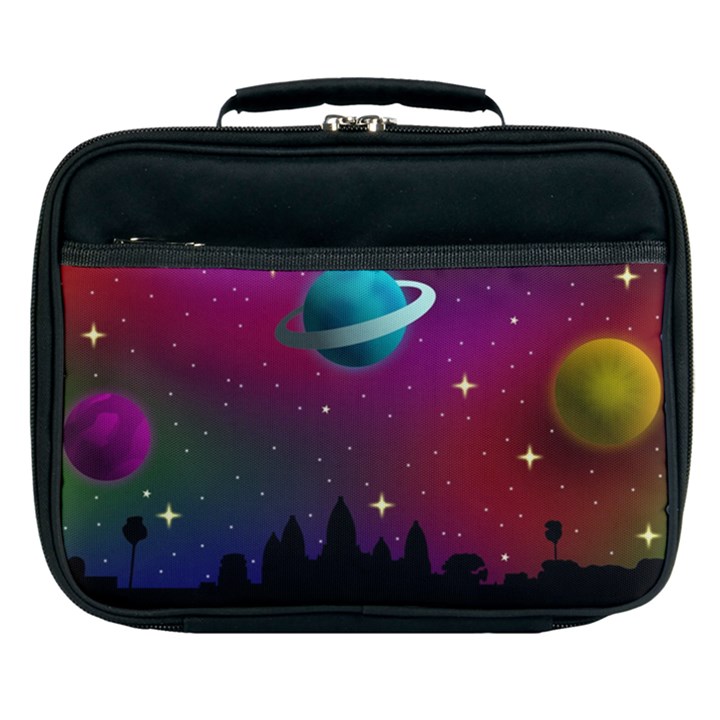 Asteroid Comet Star Space Aurora Lunch Bag