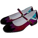 Asteroid Comet Star Space Aurora Women s Mary Jane Shoes View2