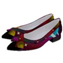 Asteroid Comet Star Space Aurora Women s Bow Heels View2