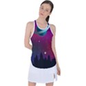 Asteroid Comet Star Space Aurora Racer Back Mesh Tank Top View1