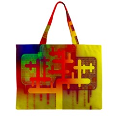 Code Binary System Zipper Mini Tote Bag by Wegoenart