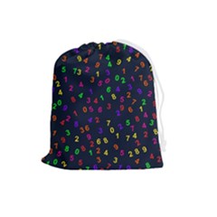 Number Digit Learning Education Drawstring Pouch (large) by Wegoenart