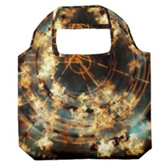 Science Fiction Background Fantasy Premium Foldable Grocery Recycle Bag by Wegoenart