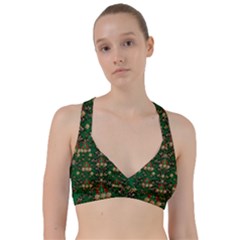 Ganesh Elephant Art With Waterlilies Sweetheart Sports Bra by pepitasart