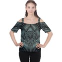 Abstract Art Fractal Artwork Cutout Shoulder Tee View1