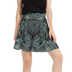 Abstract Art Fractal Artwork Waistband Skirt