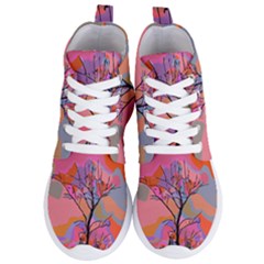 Tree Landscape Abstract Nature Colorful Scene Women s Lightweight High Top Sneakers by danenraven