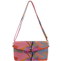 Tree Landscape Abstract Nature Colorful Scene Removable Strap Clutch Bag by danenraven