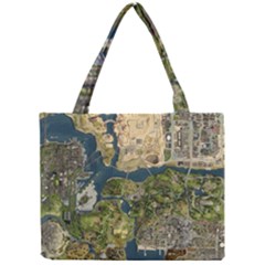 Map Illustration Grand Theft Auto Mini Tote Bag by danenraven