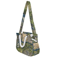 Map Illustration Grand Theft Auto Rope Handles Shoulder Strap Bag by danenraven