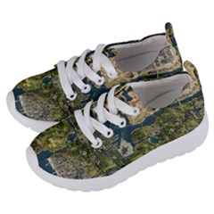 Map Illustration Grand Theft Auto Kids  Lightweight Sports Shoes by danenraven