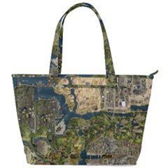 Map Illustration Grand Theft Auto Back Pocket Shoulder Bag 