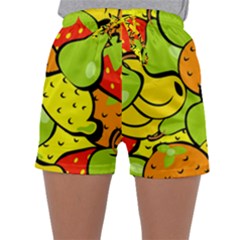 Fruit Food Wallpaper Sleepwear Shorts