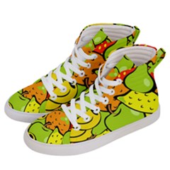 Fruit Food Wallpaper Women s Hi-top Skate Sneakers