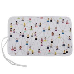 Social-media Pen Storage Case (l)