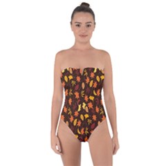 Thanksgiving Tie Back One Piece Swimsuit by nateshop