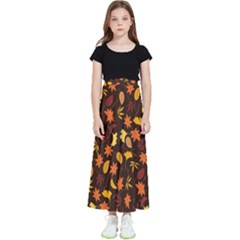 Thanksgiving Kids  Flared Maxi Skirt by nateshop