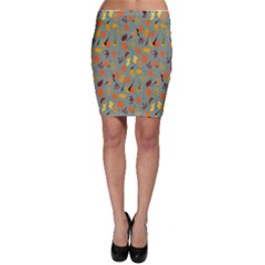 Thanksgiving-001 Bodycon Skirt by nateshop