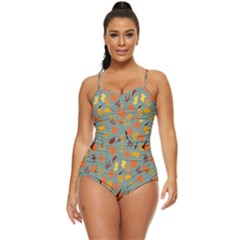 Thanksgiving-001 Retro Full Coverage Swimsuit by nateshop