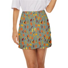 Thanksgiving-001 Mini Front Wrap Skirt by nateshop