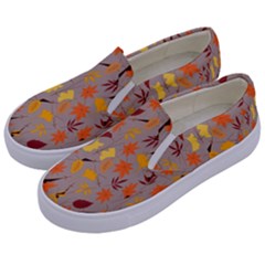 Thanksgiving-002 Kids  Canvas Slip Ons by nateshop