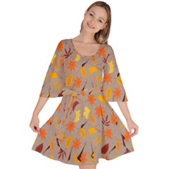 Thanksgiving-002 Velour Kimono Dress by nateshop