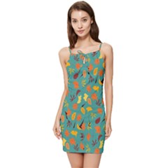 Thanksgiving-003 Summer Tie Front Dress by nateshop