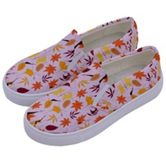 Thanksgiving-004 Kids  Canvas Slip Ons by nateshop