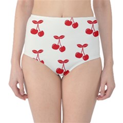 Cherries Classic High-waist Bikini Bottoms