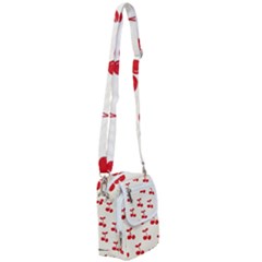 Cherries Shoulder Strap Belt Bag by nateshop