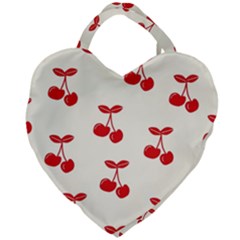 Cherries Giant Heart Shaped Tote by nateshop