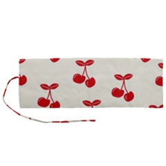 Cherries Roll Up Canvas Pencil Holder (m) by nateshop