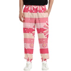 Floral-002 Men s Elastic Waist Pants