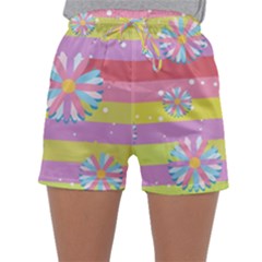Flowers-024 Sleepwear Shorts by nateshop