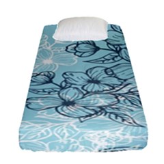 Flowers-25 Fitted Sheet (single Size) by nateshop