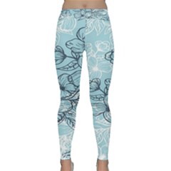 Flowers-25 Classic Yoga Leggings by nateshop