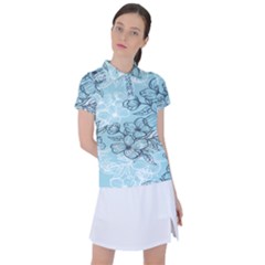 Flowers-25 Women s Polo Tee