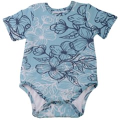 Flowers-25 Baby Short Sleeve Onesie Bodysuit by nateshop